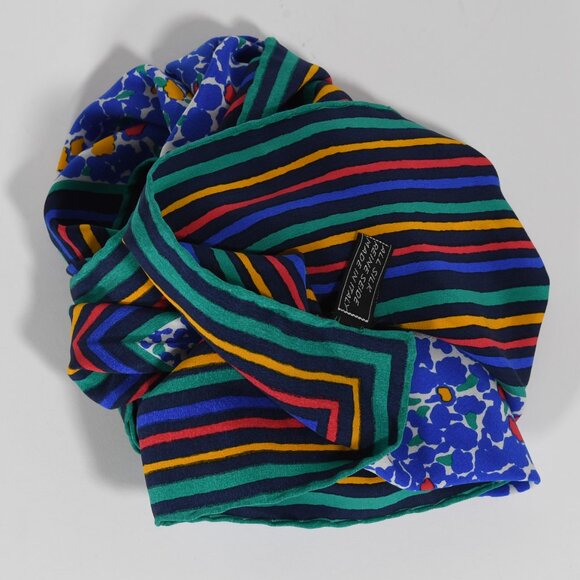 Givenchy Silk Scarf with Abstract Dot Pattern - Picture 9 of 9